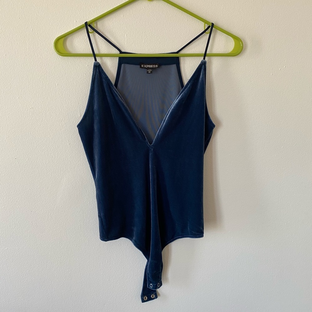 Blue Velvet Bodysuit